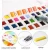 Import Superior 12/36/48 Solid Watercolor Painting Set With Paintbrush Bright Color Portable Watercolor Pigment For Students Outdoor from China