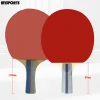 Table tennis racket for beginners, children&#39;s finished double racket suit, horizontal and straight  2 sets