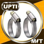 Taiwan Made High Quality DIY Clamps Stainless Steel Zebra Type Hose Clamp Zebra Pipe Clip - Germany Type Clamp