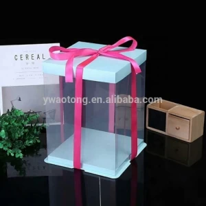 Tall Cake Box Wedding Cake Box Transparent Cake Box