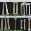 tapered fluted Roman entrance gate pillar designs
