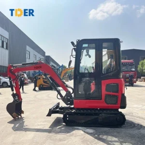 Tder New Garden Use Small Compact 1.8ton Mini Cralwer Excavator with Rubber Tracks