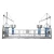 Import temporary gondola working platform zlp630 platform suspended cradle from China