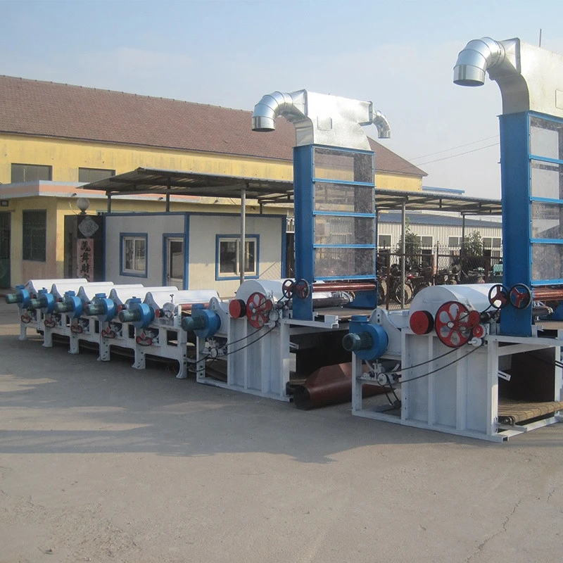 Textile waste / clothes recycling machine / 7 roller opening machine