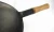 Import The best hot sale 1.5 mm factory direct price stainless steel black Chinese wok with wooden  handle from China