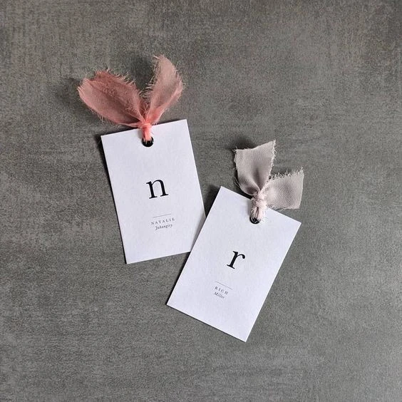 Thick Luxury Cardboard Custom Design Custom Wedding Thank You Card Hang Tag, Clothing Paper Swing Clothing Hang Tag