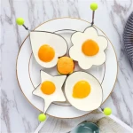 Thickened stainless steel omelette mold Omelette model treasure poached egg Creative omelette heart-shaped rice ball mold