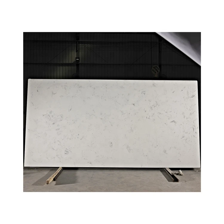 Thin Thickness 6mm Quartz Slabs,Man Made Carrara White Quartz Stone Slabs