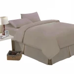 Three-Piece Suit Cotton Bed Sheet Set Twin Size Solid color cotton bedding set Quilt cover