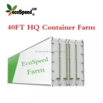 Top designed 40ft HQ fresh vegetables growing hydroponic Shipping Container Plant Factory for lettuce