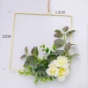Top grade Nordic style Gold iron polished metal shiny hardware rectangle home decoration