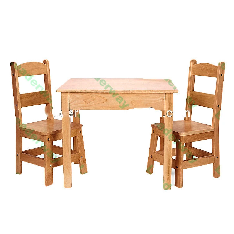 Top Quality Wood Dinning Table Set Dining Room Furniture With 2 Chairs One Table