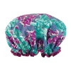 Top selling double layer hair dry shower cap