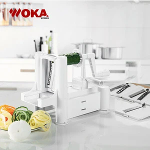 Top supplier hand small potato 5 blade spiralizer for sale