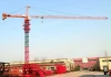 Tower cranes used in building construction site