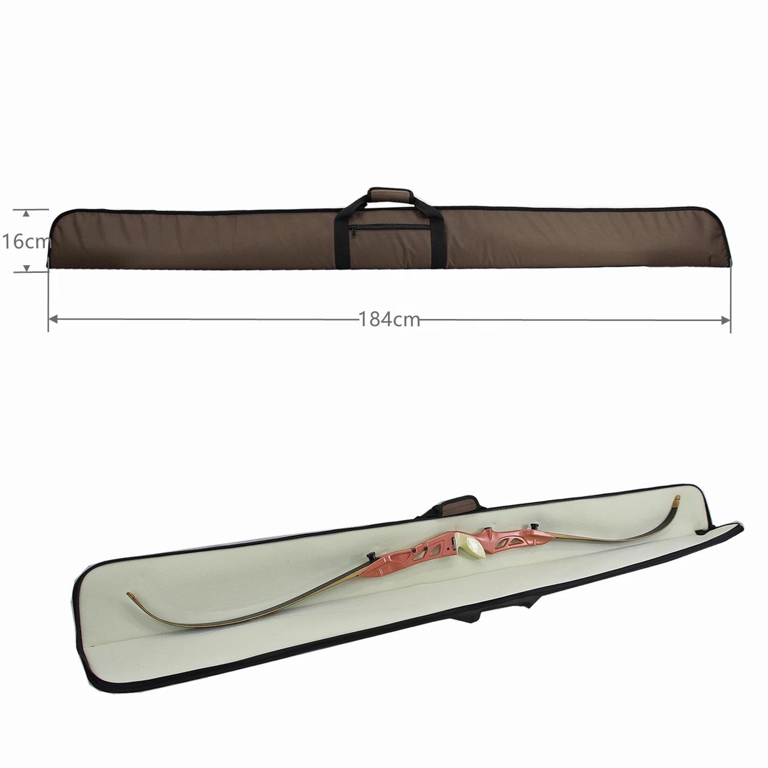 Traditional bow case archery bow bag soft recurve bow case