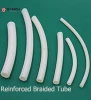 Transparent food grade hose silicone braided reinforced tubing