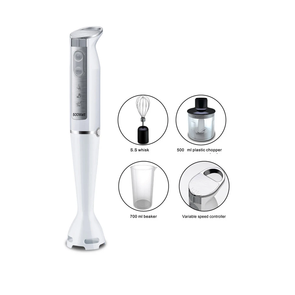Two speed BL829-1A 600w electric hand hold blender with stainless steel blade