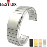 unique luxury style folding buckle Quick Release metal stainless steel watch band for smart watch apple