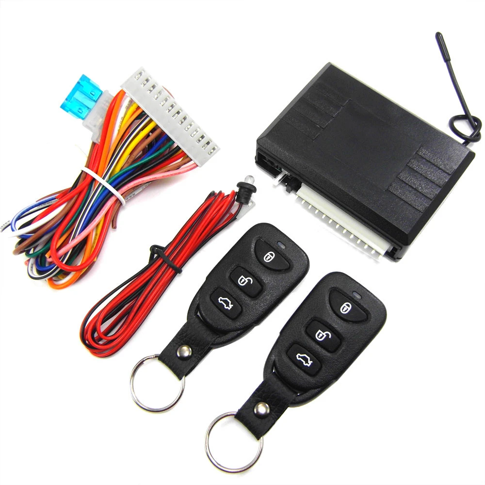Universal Car Door Lock Keyless Entry System Remote Central Control Locking Kit with Trunk Release Button High Quality M616-8113