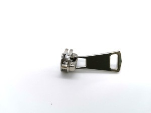 Universally Custom Logo Zinc Alloy Metal rack plating zipper Pullers zipper head and slider sets