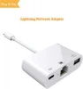 usb c to RJ45 Ethernet LAN Wired Network Adapter Compatible with  iPad iPod Running iOS 13,Works with Mouses Keyboards Hubs