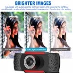 USB Computer Webcam Full HD 1080P Webcam Camera Digital Web Cam With Microphone For Laptop Desktop PC Tablet Rotatable Camera