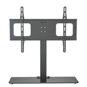 V-Mounts Universal Table Top TV Stand for 32-65 Inch LCD LED Tvs Height Adjustable TV Base Stand with Tempered Glass Vesa600*400 Vm-St42