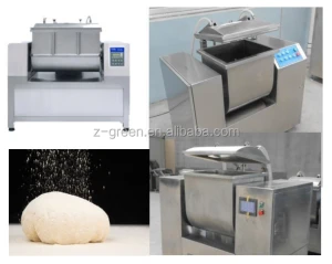 Vacuum dough mixer / flour mixing machine for dumpling / pizza /bread / pastry processing