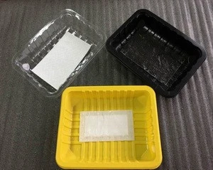 Vacuum Formed Blister Packaging Disposable Plastic Frozen Food Meat Packing Box