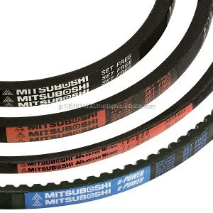 Various types of Mitsuboshi V belts for mechanical parts