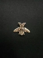 Vintage Antique Stereoscopic Cameo Metal Cute Bees Insect Brooches Cartoon Broaches Pins Party Accessories Jewelry