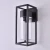 Import vintage black box aluminum gu10 2*35w outdoor up and down sconce from China