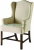Waiting room wooden armchair,ash solid wood furniture set