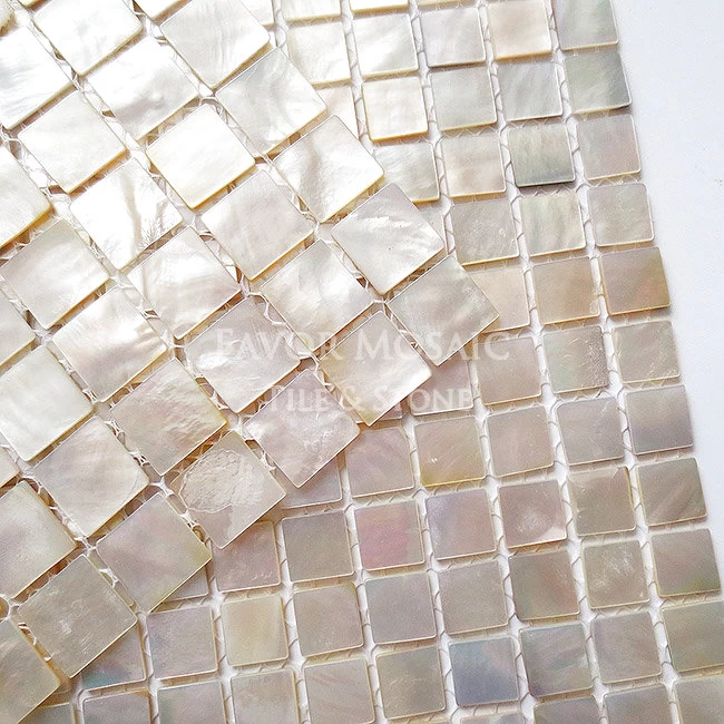 Wall and bathroom decorate white-lipped pearl mother of pearl sea shell decor mosaic tile