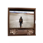 Walnut USB Flash Drive Memory Stick Thumb Drive 2.0 with Large Walnut Photo Storage Box Hold 46 Photographs