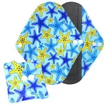 Washing Reusable Small Sanitary Pads Low Cost  Organic Feminine Pads Bamboo Charcoal Cloth Sanitary Napkins