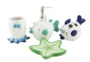 washroom sets duck design bathroom set cute 3D duck ceramic bathroom accessories sets