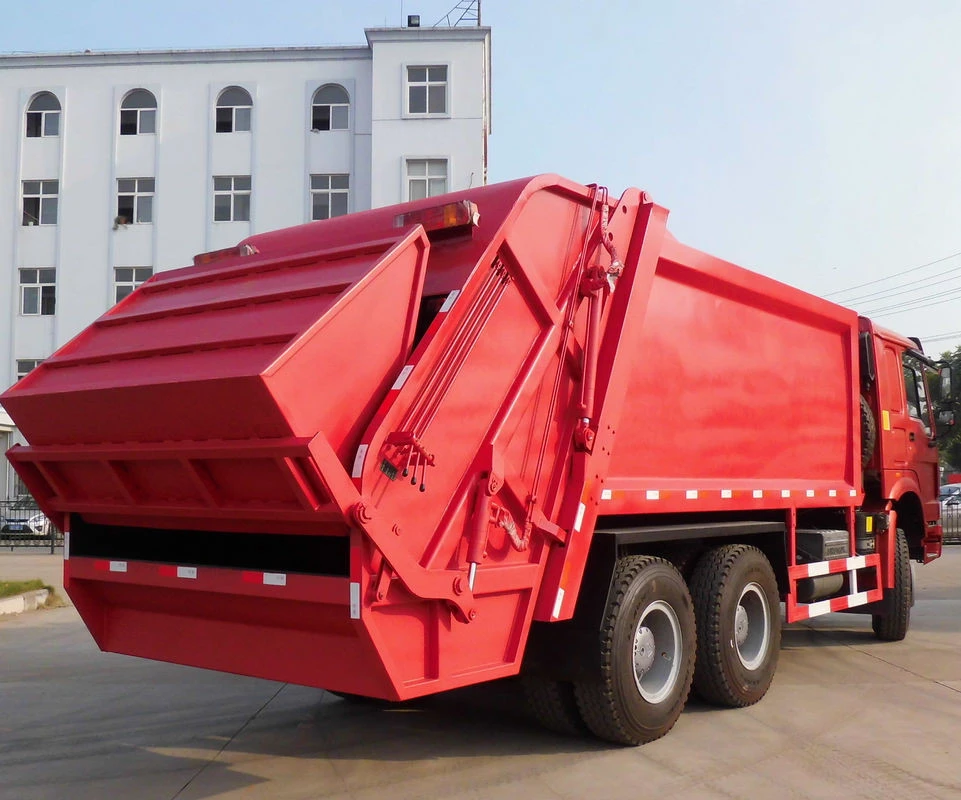 Waste management garbage truck 6 - 19 Cubic Rubbish Compactor Truck For Garbage Collect for sale