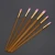Import Watercolor Gouache Paint Brushes Different Shape Flat Pointed Tip Nylon Hair Artist  Painting Brush Set Art Supplies from China