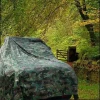 Waterproof Fire Retardant PVC Tarpaulin Cover, PVC Coated Polyester Fabric