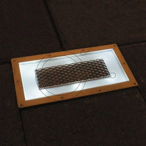 Waterproof Solar led brick deck lights outdoor ground light IP67 solar powered ground lights