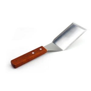 WCTS803 High quality Kitchen Wooden Handle Baking Stainless Steel Pie Pizza Cake Shovel