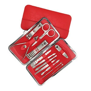 Wellflyer Makeup Products Eyelash Curler Eyebrow Tweezer Nail Clipper Tools Manicure and Pedicure Set