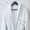 Wholesale 100% cotton  bathrobe customized  5 star hotel bathrobe