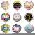 Import Wholesale 18 inch  happy birthday helium balloons theme party decoration background layout aluminum film balloon from China