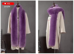 Wholesale 180*15 Cm Women Versatile Fashion Faux Rabbit Hair Scarves High Quality Girls Winter Warm Fur Neck Scarf WJ-57