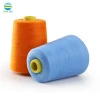 Wholesale 40/2 poly poly core spun 100% Polyester Yarn Staple Sewing Thread Sewing Supplies for Garment