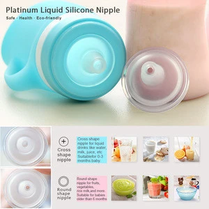 Wholesale Baby Products Reusable Silicone Feeding Baby Bottle Bpa Free For Child