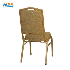 Wholesale Cheap Luxury Stacking Gold Metal Aluminium Event Wedding Hotel Banquet Chair With Best Price